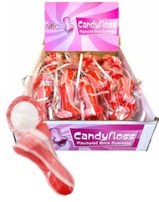 24 stk McAdams Candy Floss Flavoured Rock Dummie/Smokk - Hel Eske