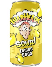 Warheads Sour Lemon Soda - Brus med Sur Sitronsmak 330 ml (USA Import)