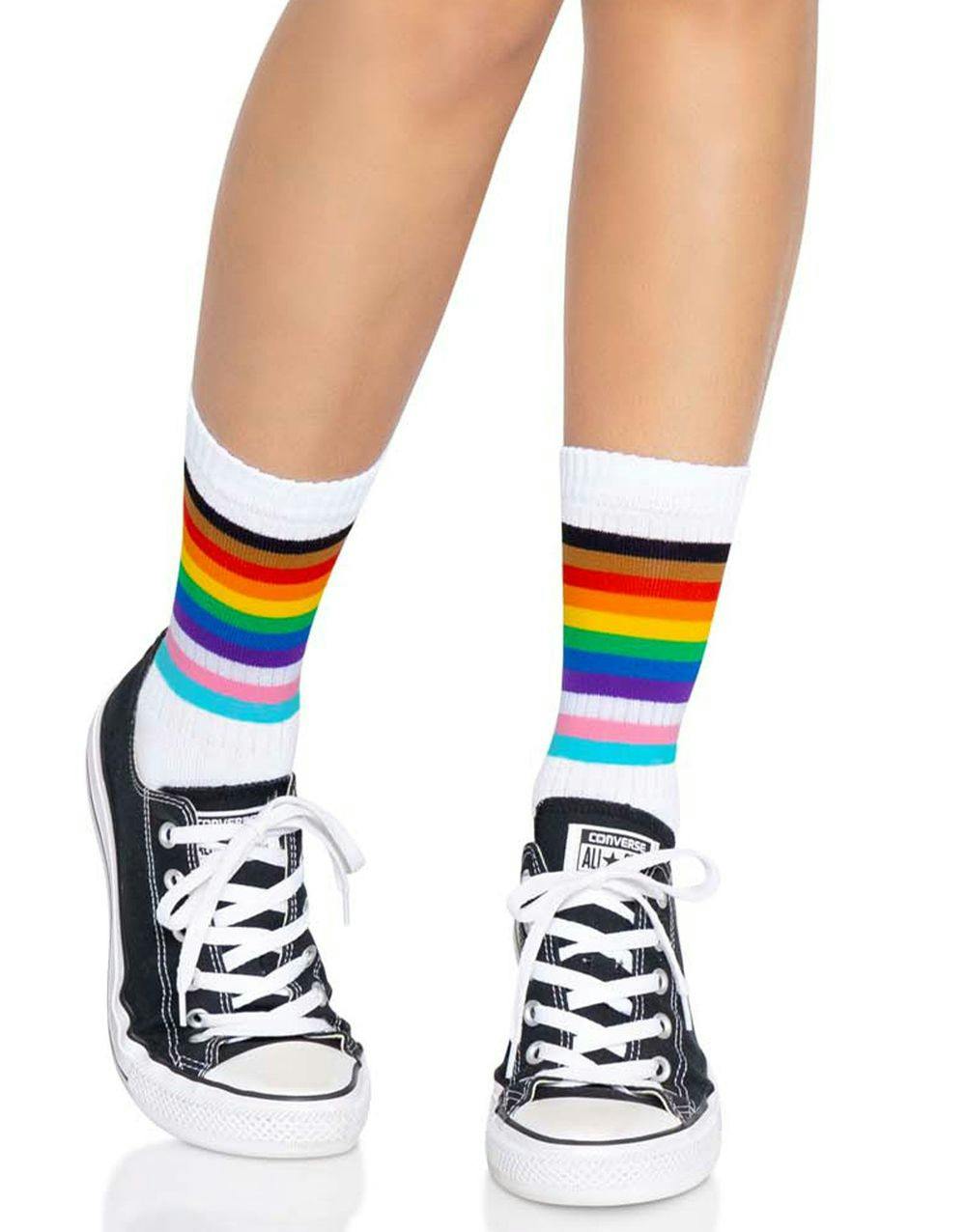 Pride Rainbow Crew Sokker. - - Fest Hverdag - - Tights & Sokker - KARNEVAL