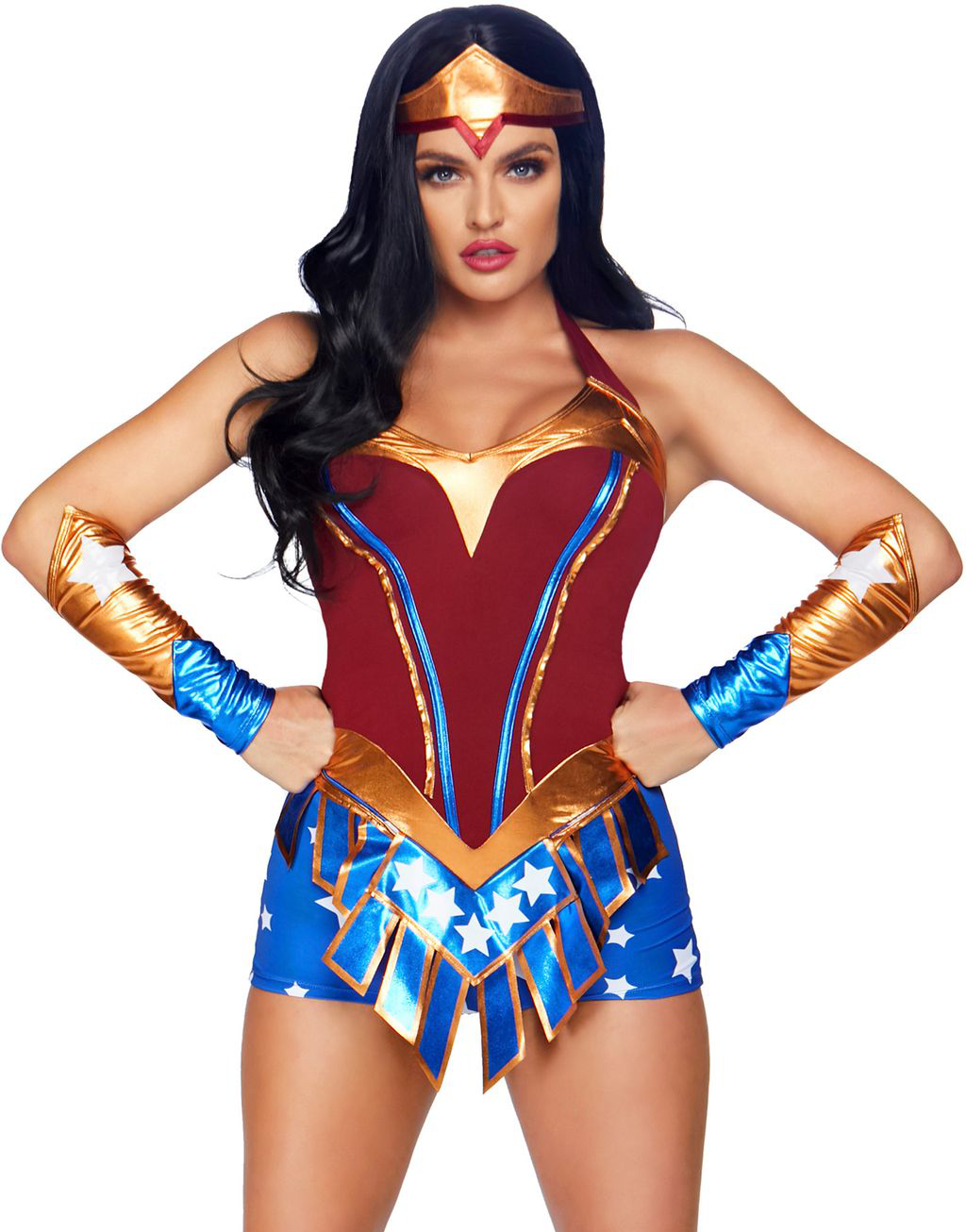 Wonder Woman Kostume 3 Dele - & Skurke - Kostumer efter Tema - Kostumer - KARNEVAL