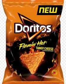 Doritos Potetgull med Flamin Hot Nacho Cheese 170 gram
