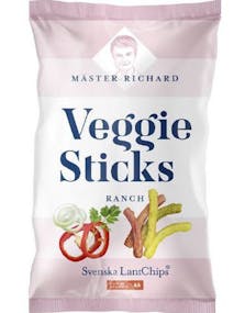 Mäster Richard Veggie Sticks med Ranchsmak 80 gram