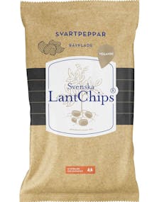 LantChips Riflet Potetgull med smak av Svart Pepper 200 gram