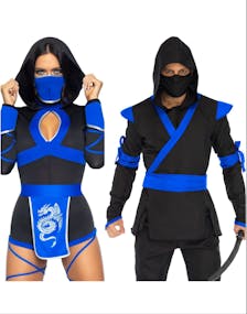 Parkostyme - Blue Ninja Kostyme