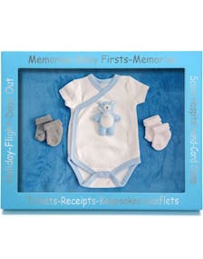 Babybilder och Minnesmärken Djupblå Ram 35x28 cm