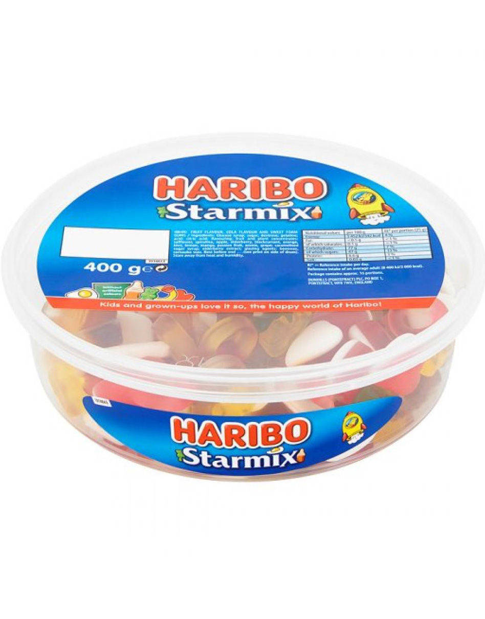 400g Æske Med Haribo Starmix / Stjernemix - Se Alle Vores Slik - Slik ...